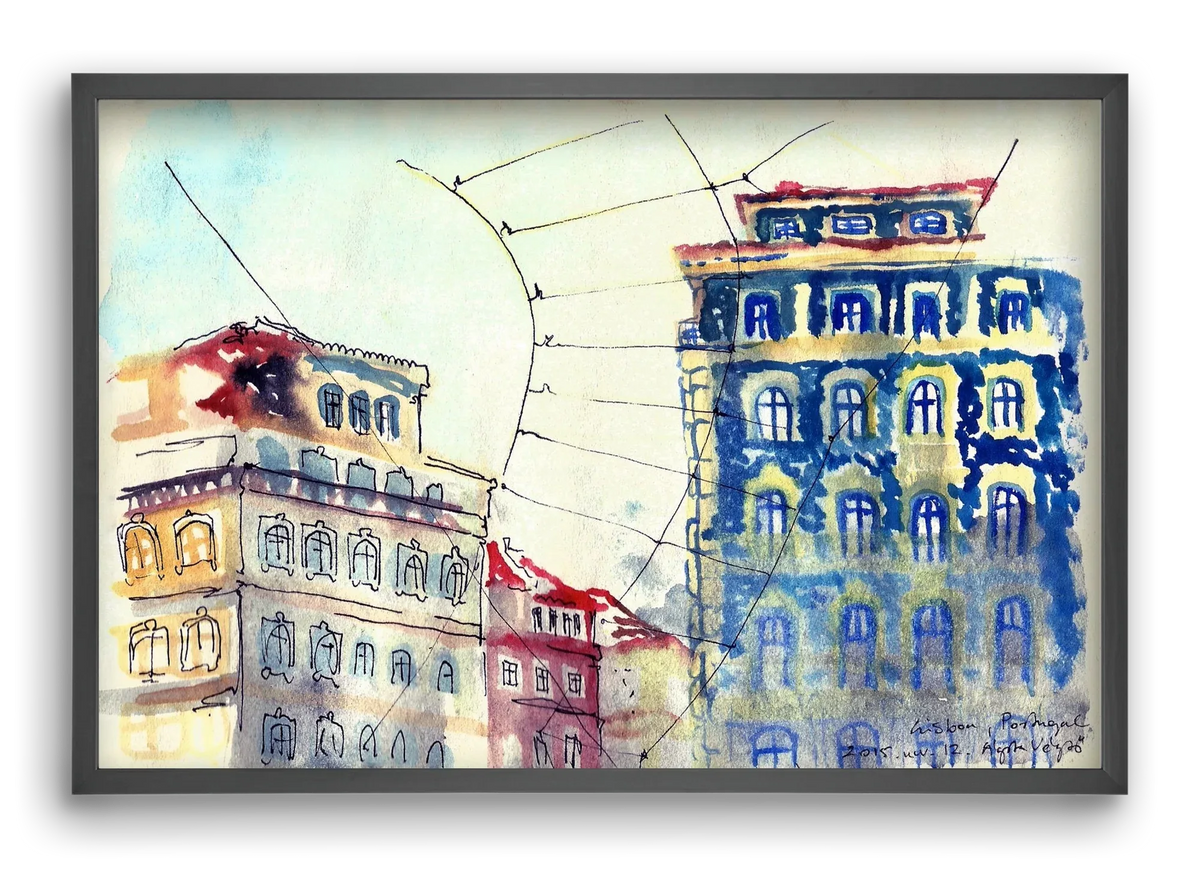 LISBON AQUARELLE NO.18 - artbridge