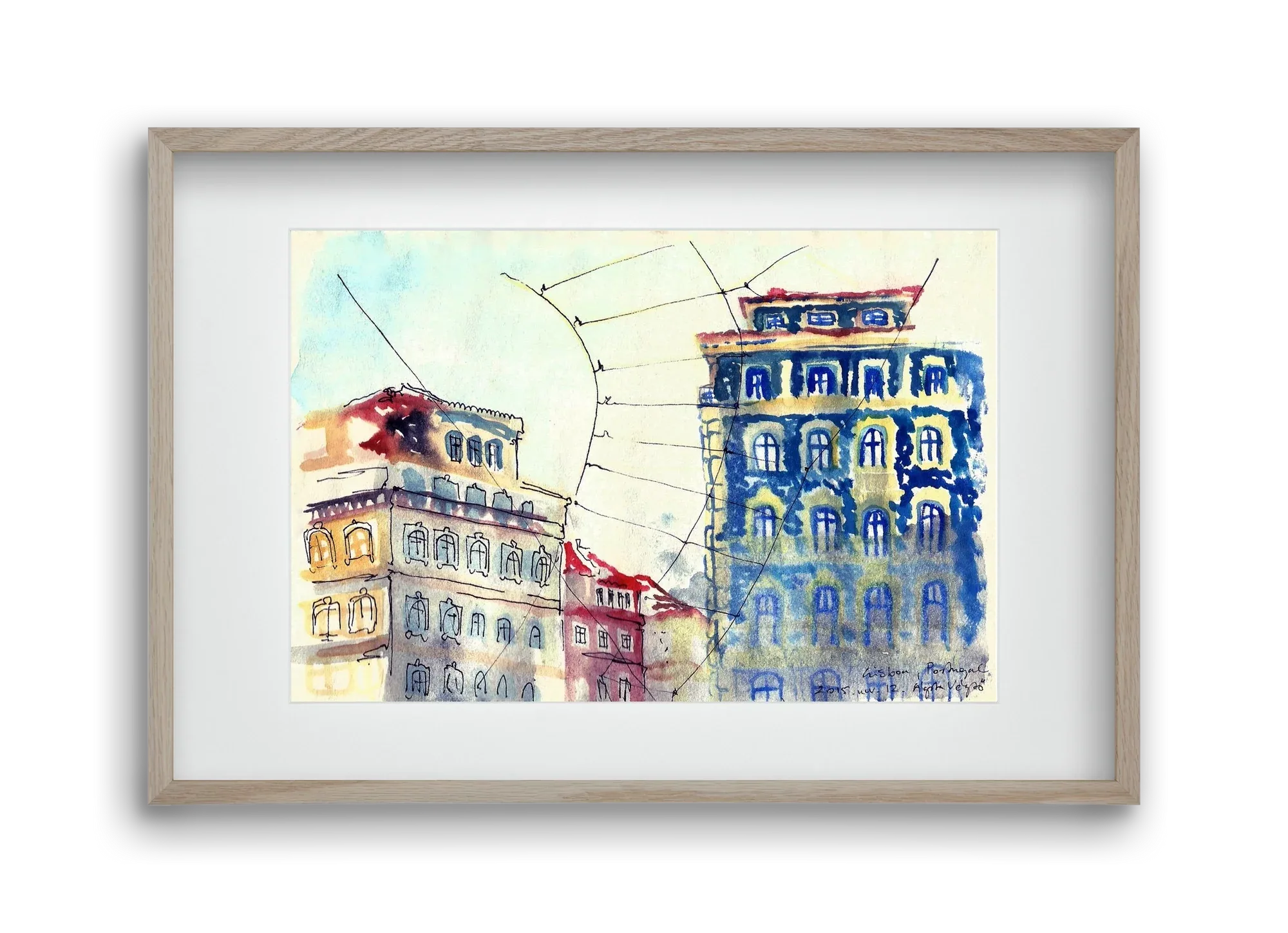 LISBON AQUARELLE NO.18 - artbridge