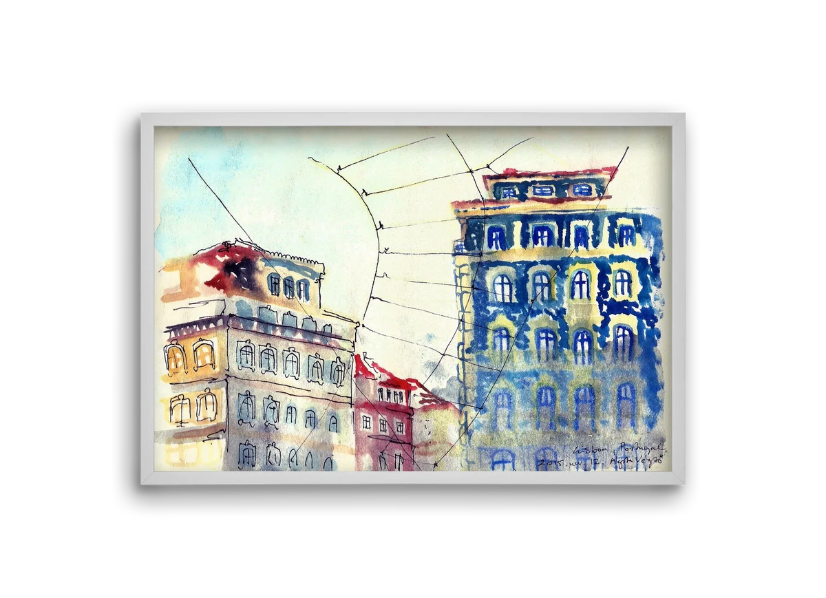 LISBON AQUARELLE NO.18 - artbridge