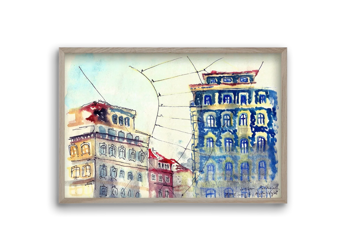 LISBON AQUARELLE NO.18 - artbridge