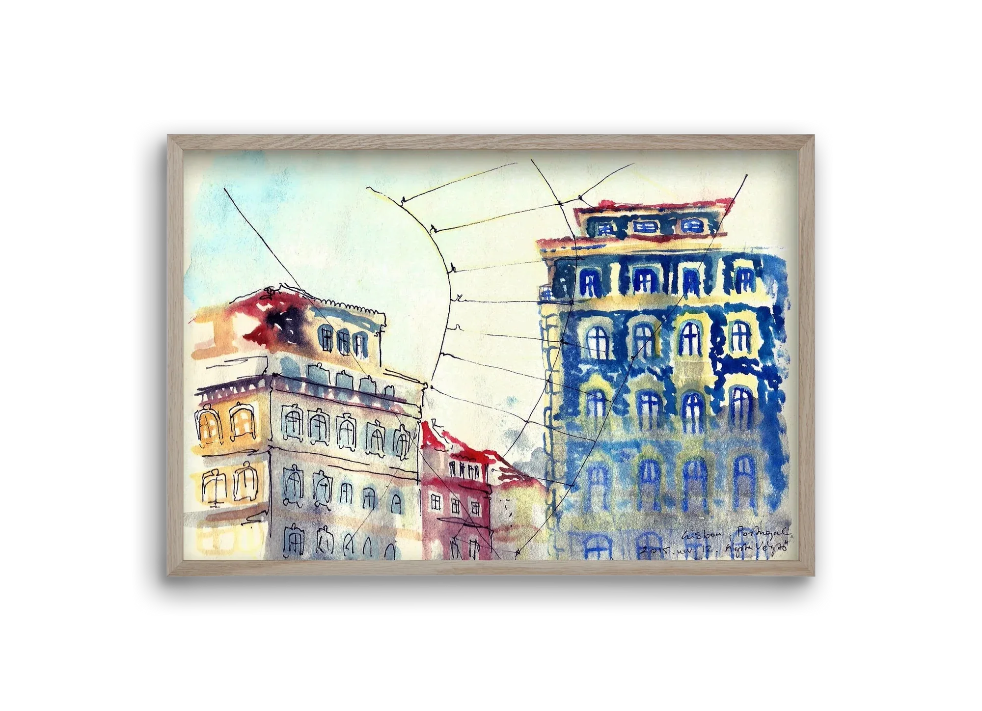LISBON AQUARELLE NO.18 - artbridge