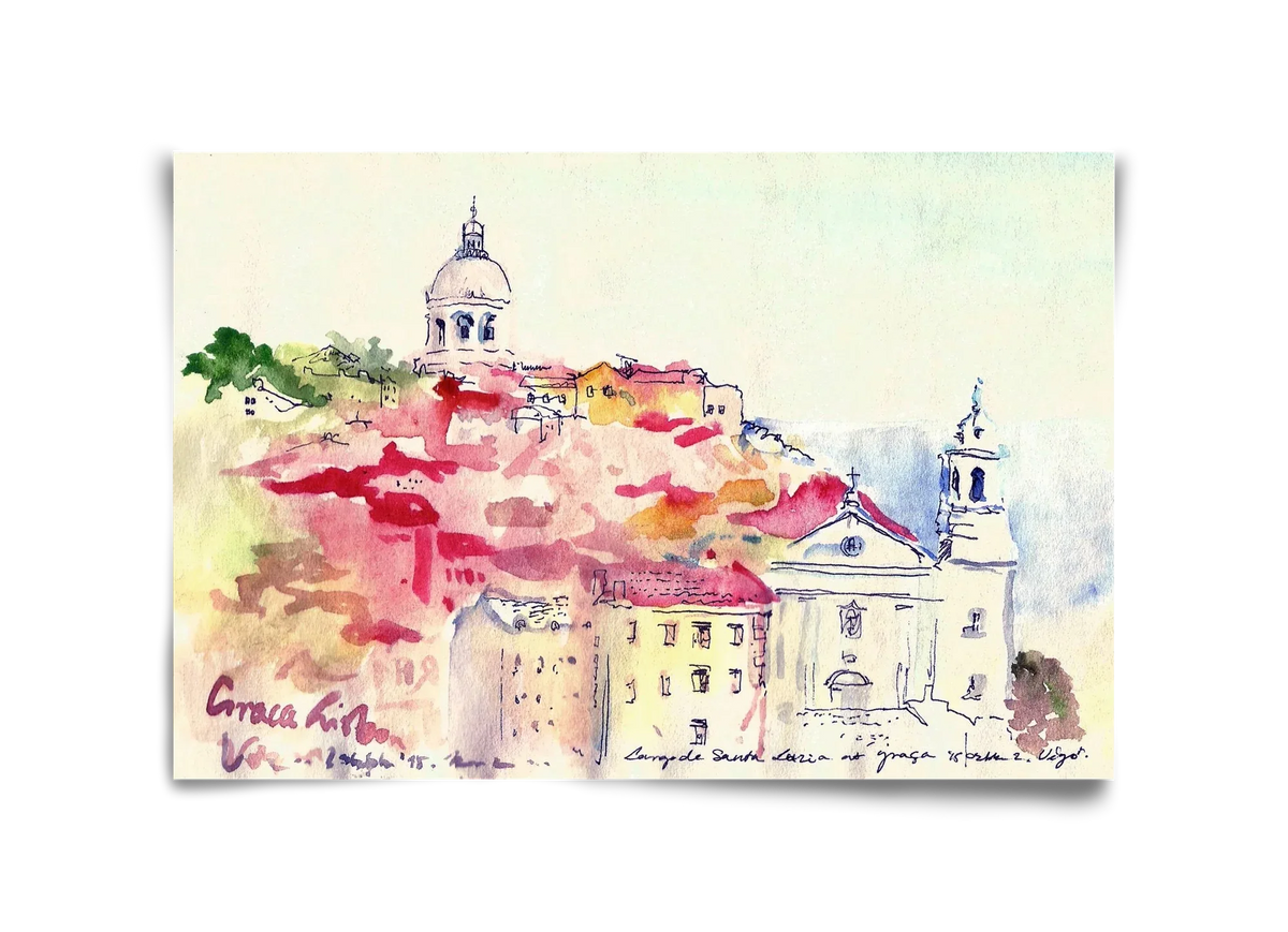LISBON AQUARELLE NO.19 - artbridge