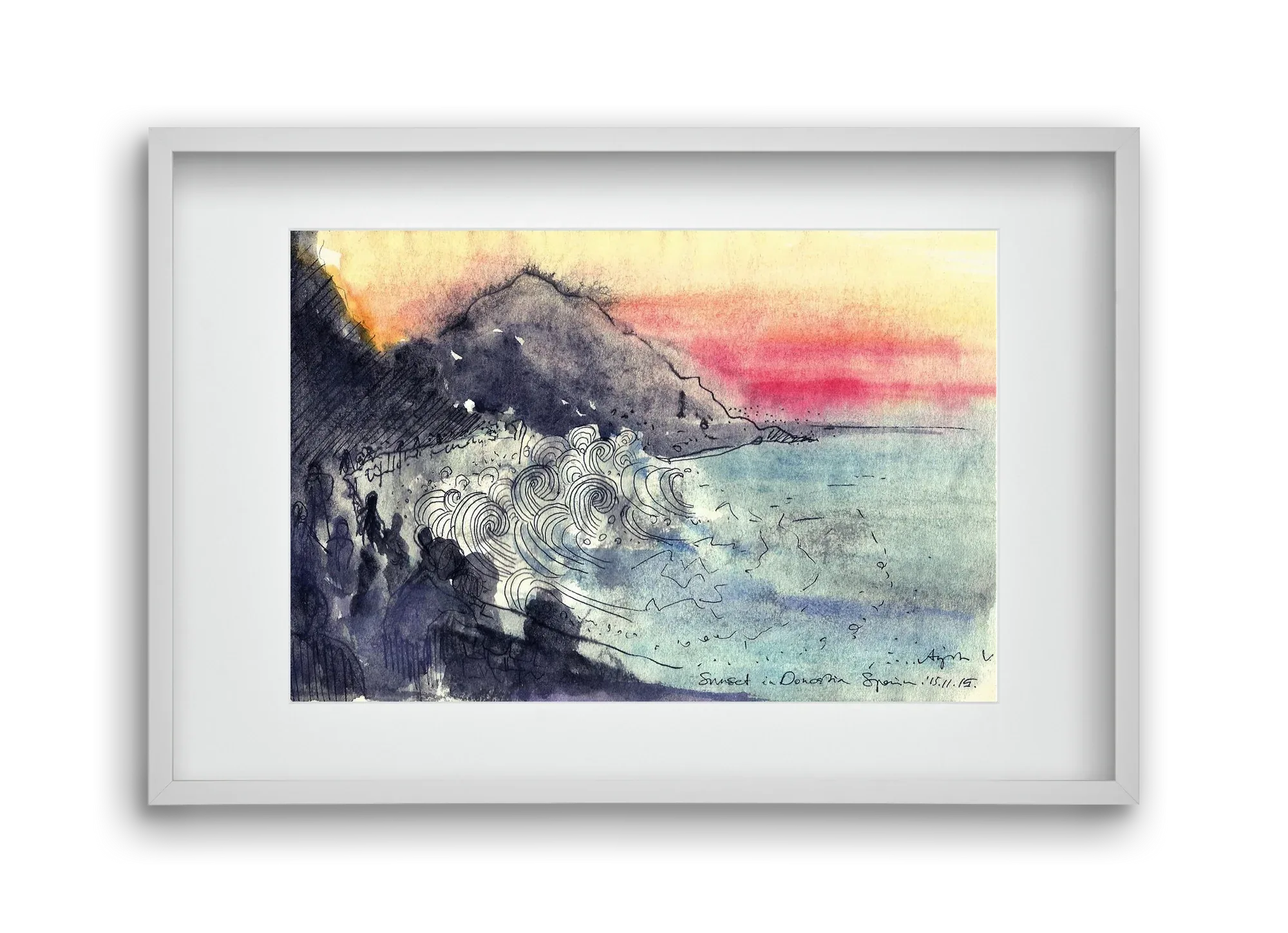 SAN SEBASTIAN AQUARELLE NO.1 - artbridge