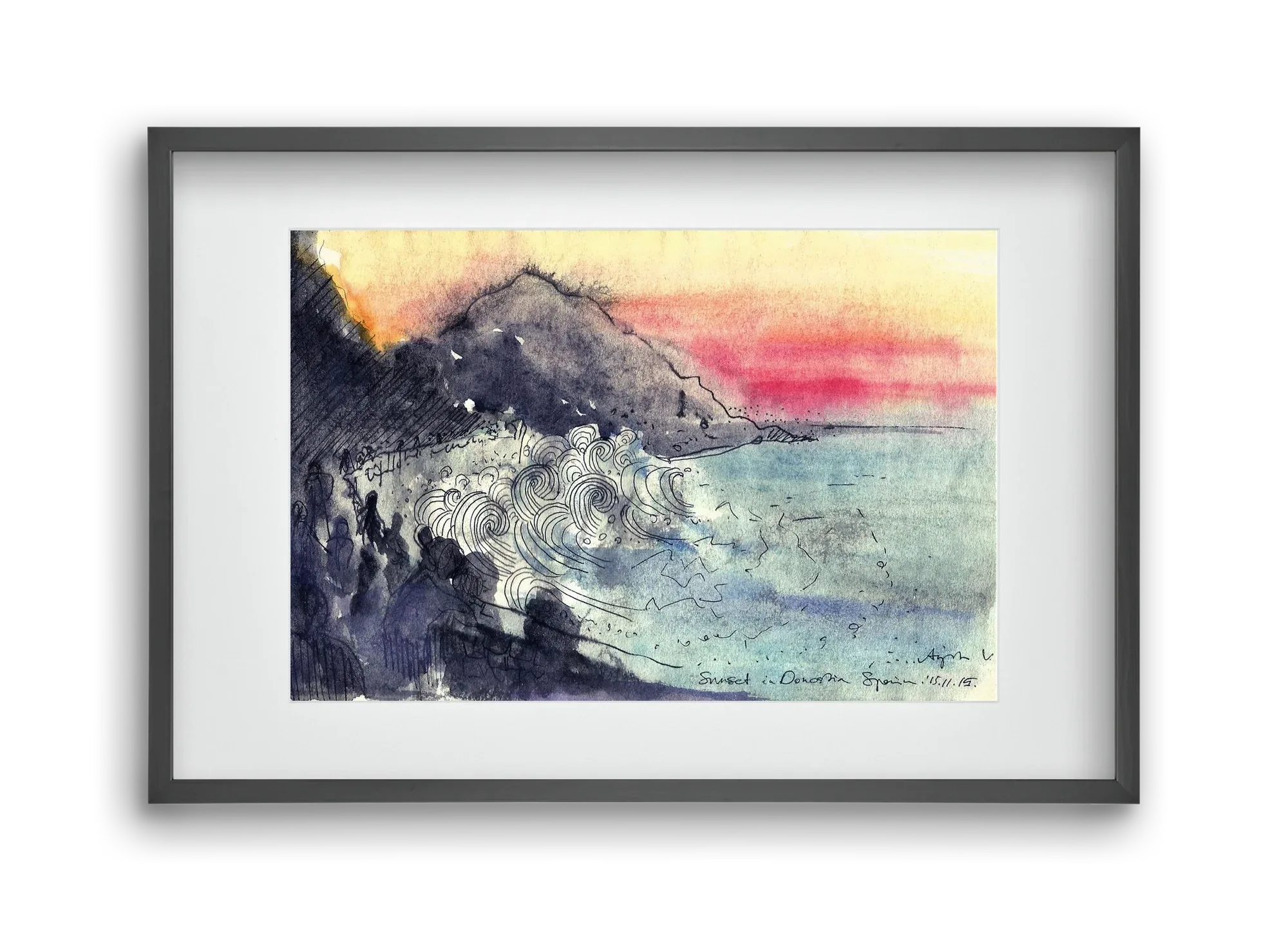 SAN SEBASTIAN AQUARELLE NO.1 - artbridge