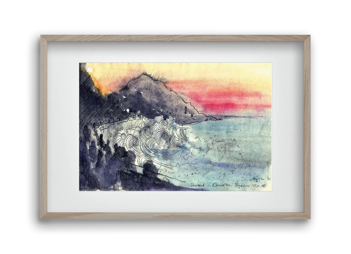 SAN SEBASTIAN AQUARELLE NO.1 - artbridge