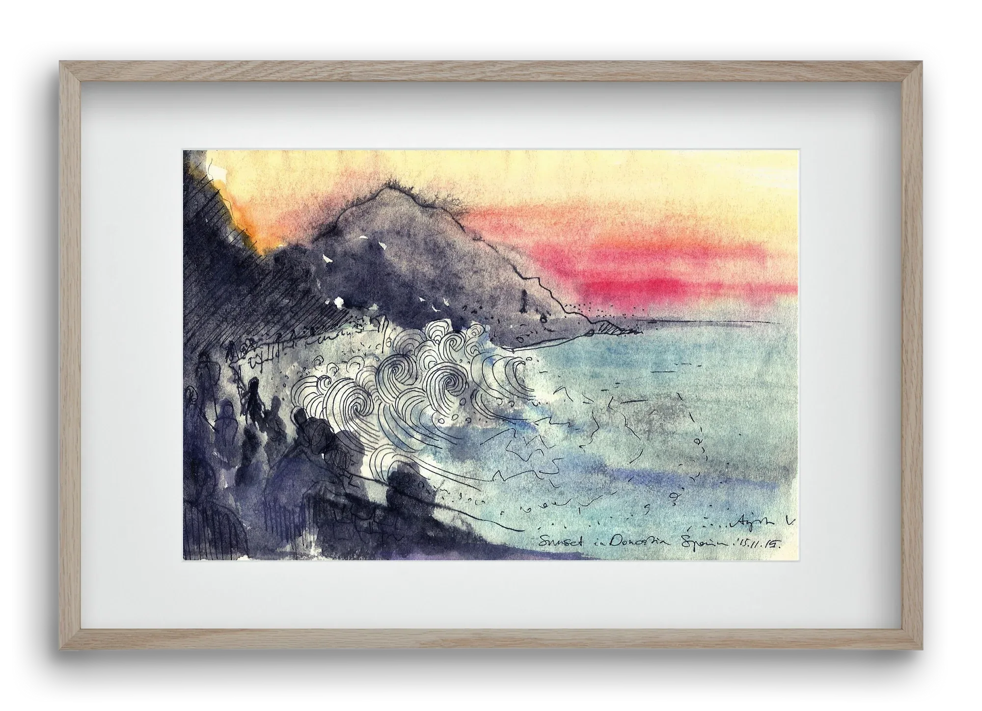 SAN SEBASTIAN AQUARELLE NO.1 - artbridge