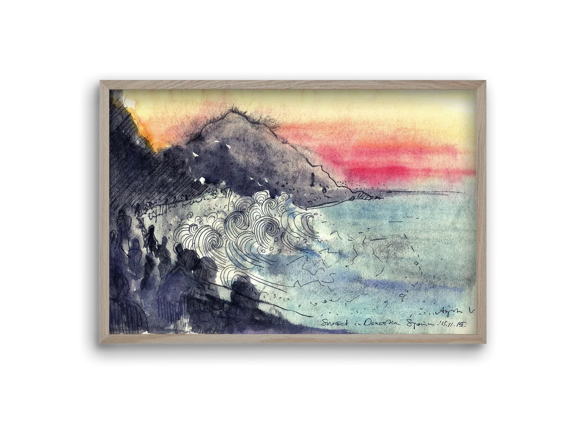SAN SEBASTIAN AQUARELLE NO.1 - artbridge