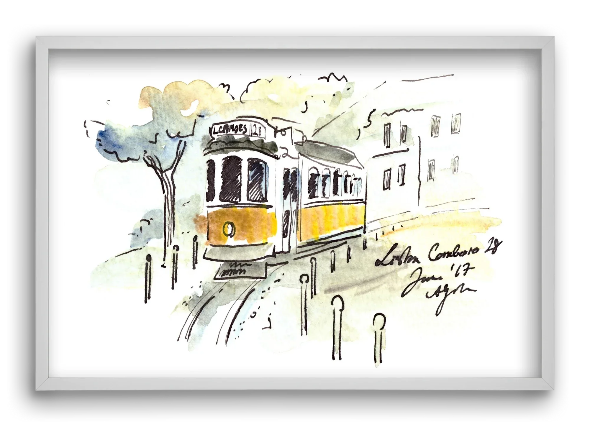 LISBON AQUARELLE NO.22 - artbridge