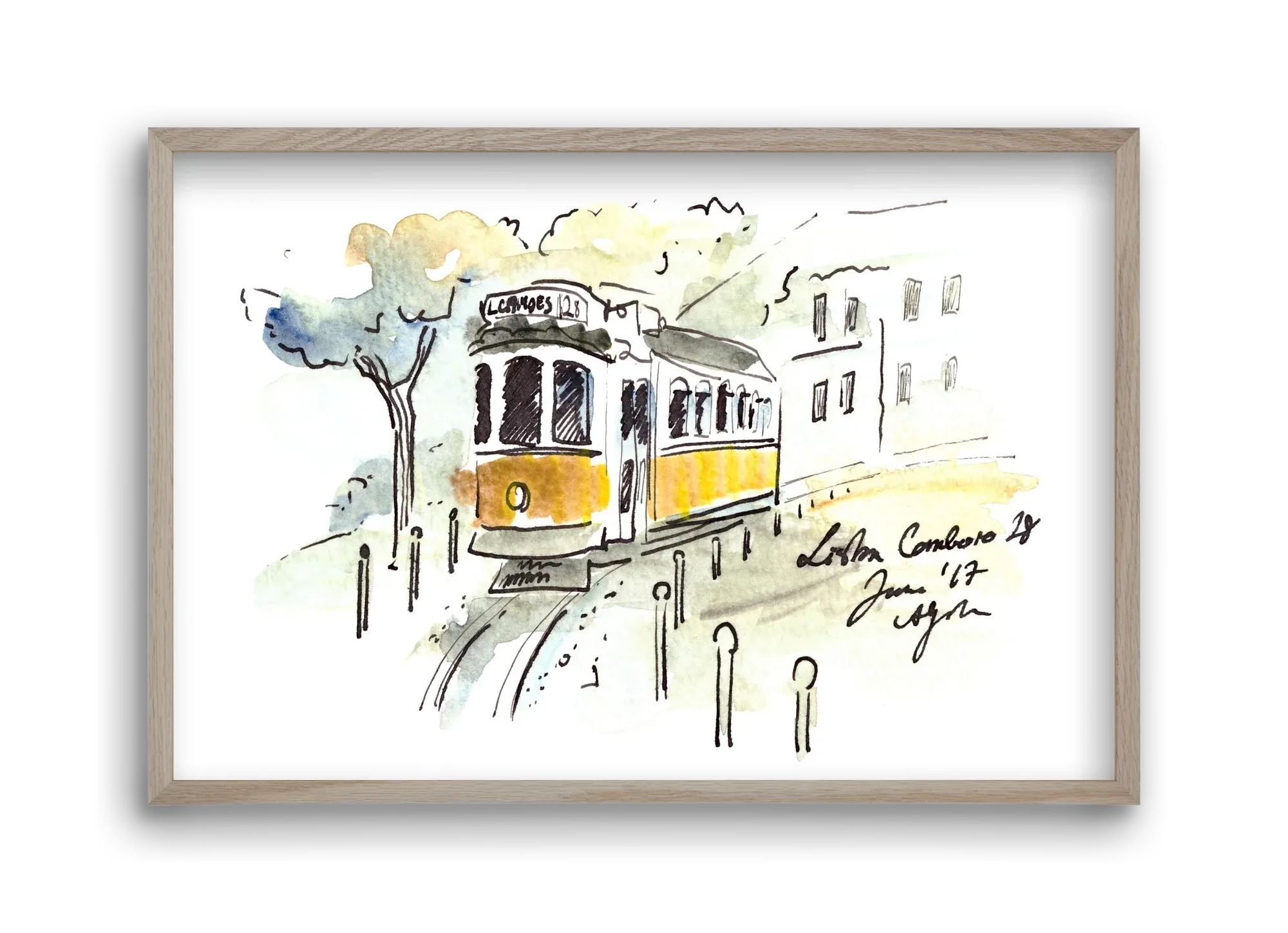 LISBON AQUARELLE NO.22 - artbridge