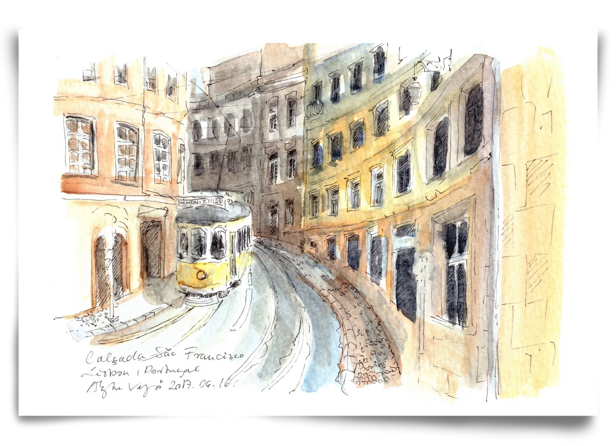 LISBON AQUARELLE NO.21 - artbridge