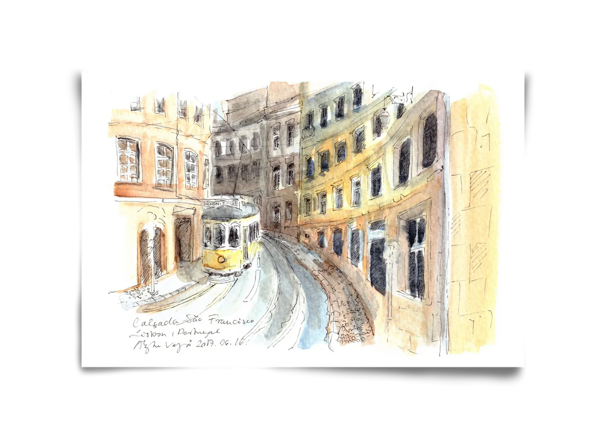 LISBON AQUARELLE NO.21 - artbridge