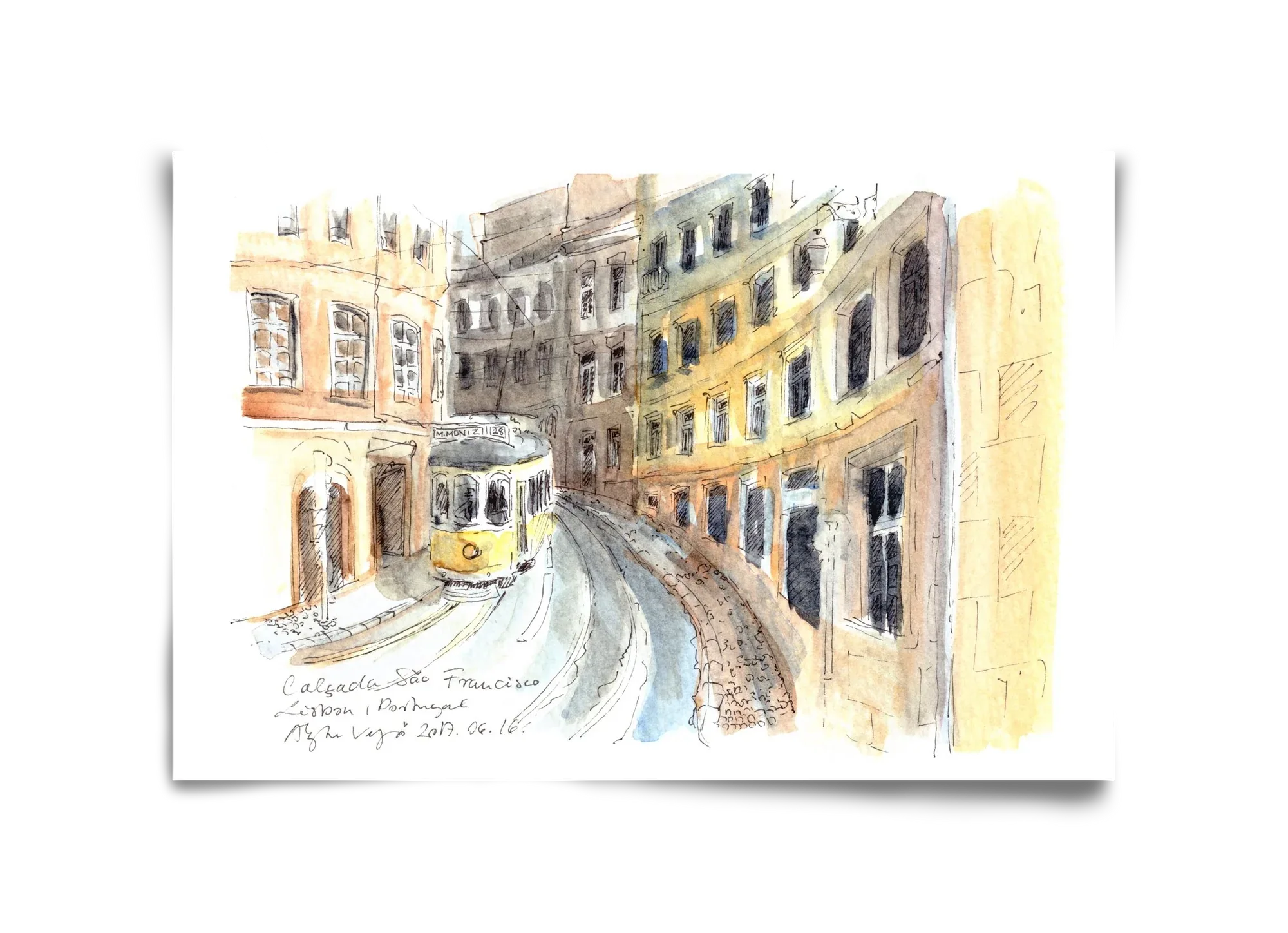 LISBON AQUARELLE NO.21 - artbridge