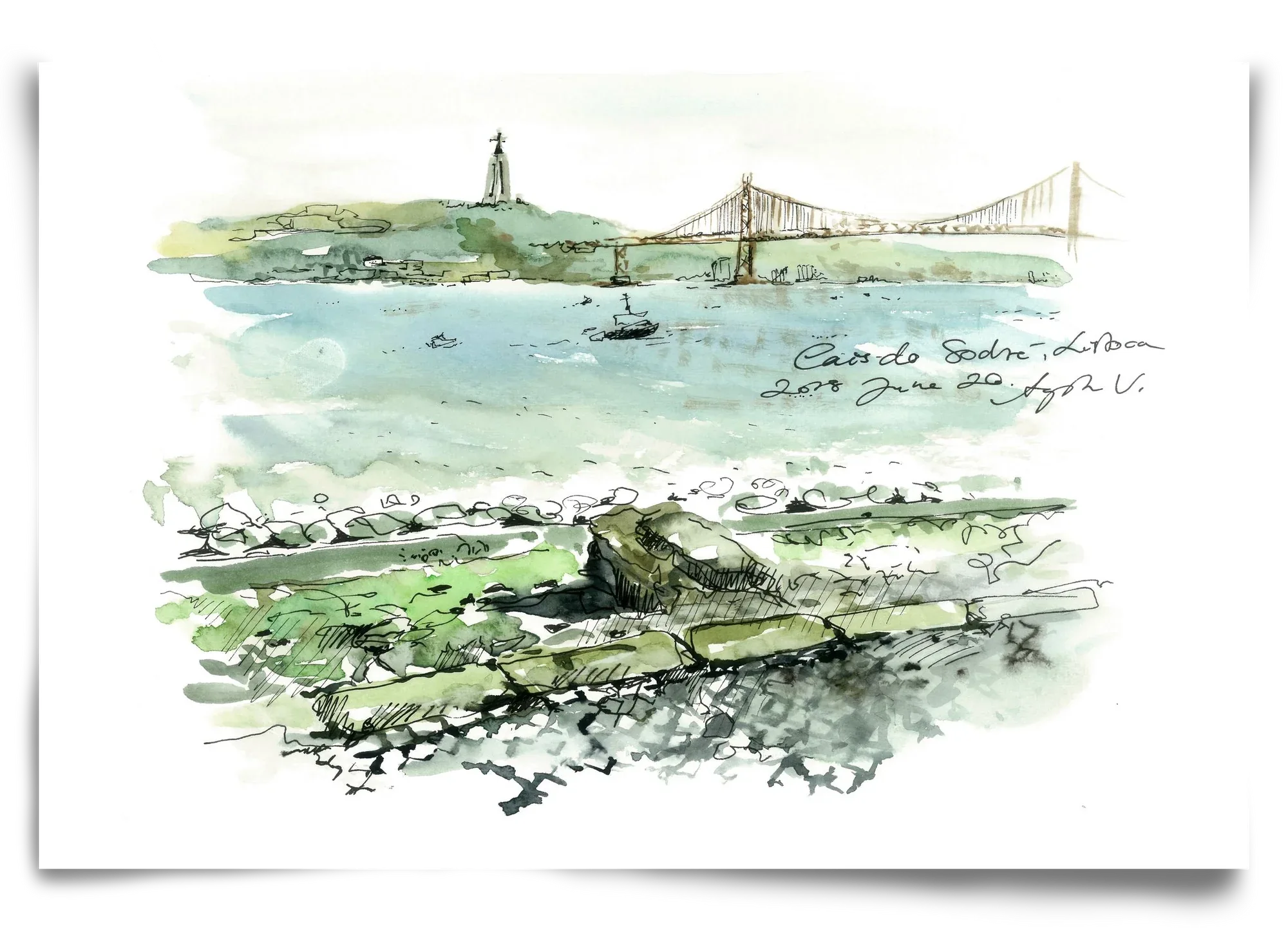 LISBON AQUARELLE NO.23 - artbridge