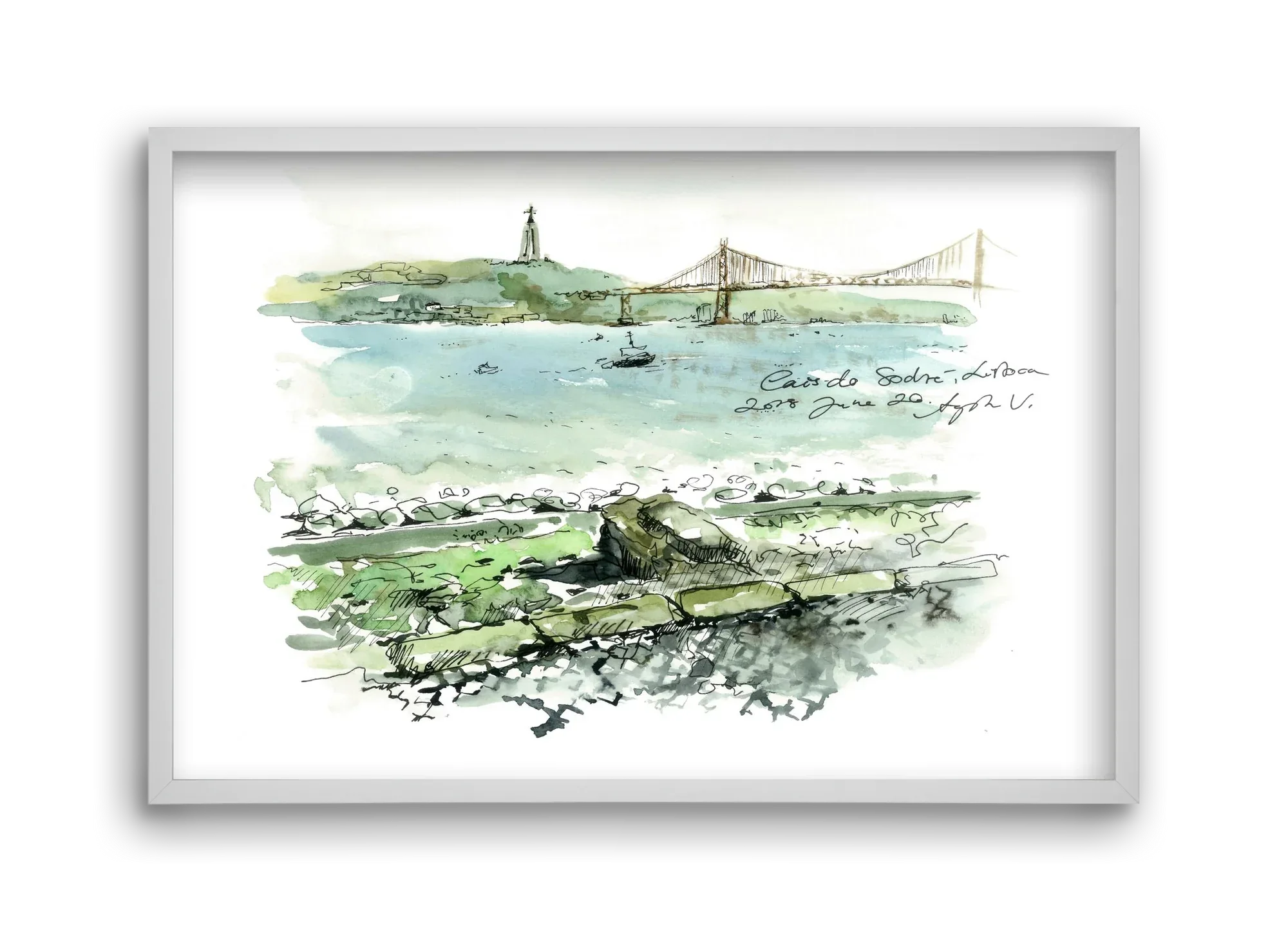 LISBON AQUARELLE NO.23 - artbridge