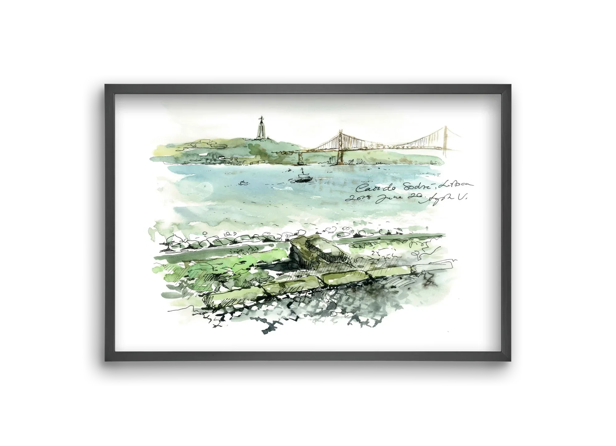 LISBON AQUARELLE NO.23 - artbridge