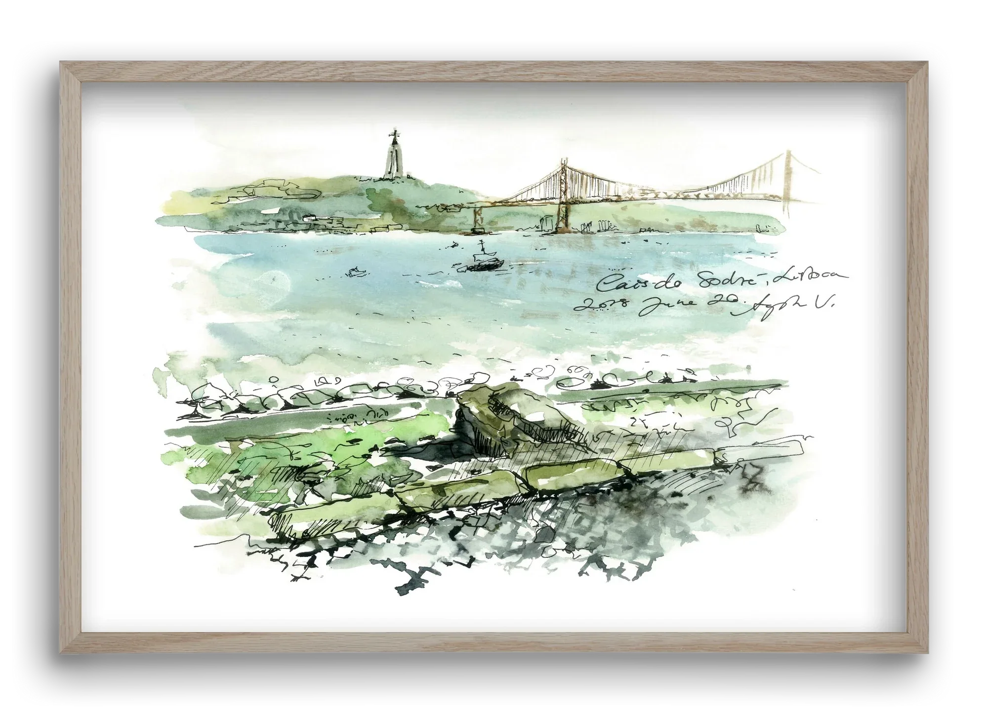 LISBON AQUARELLE NO.23 - artbridge