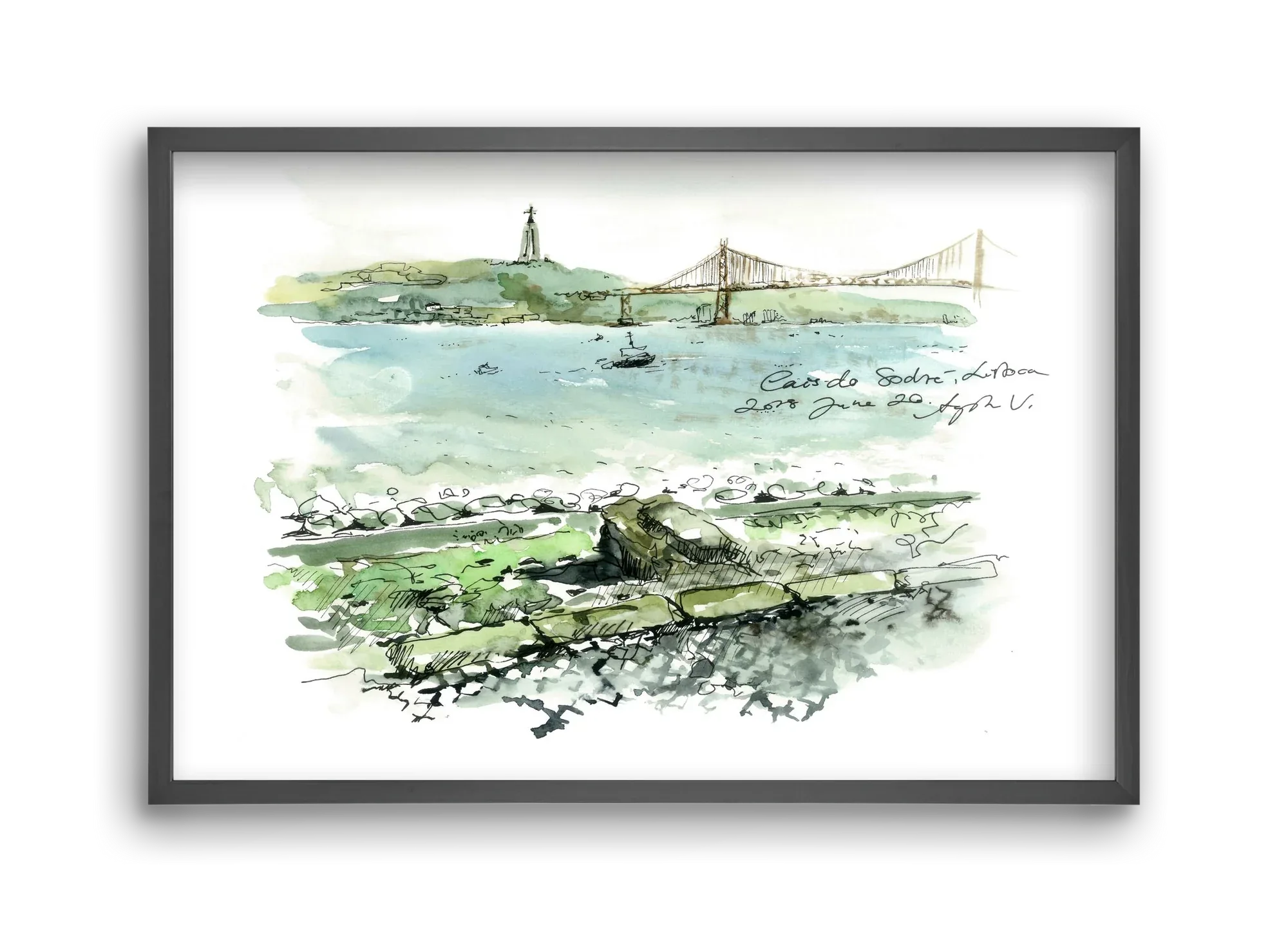 LISBON AQUARELLE NO.23 - artbridge