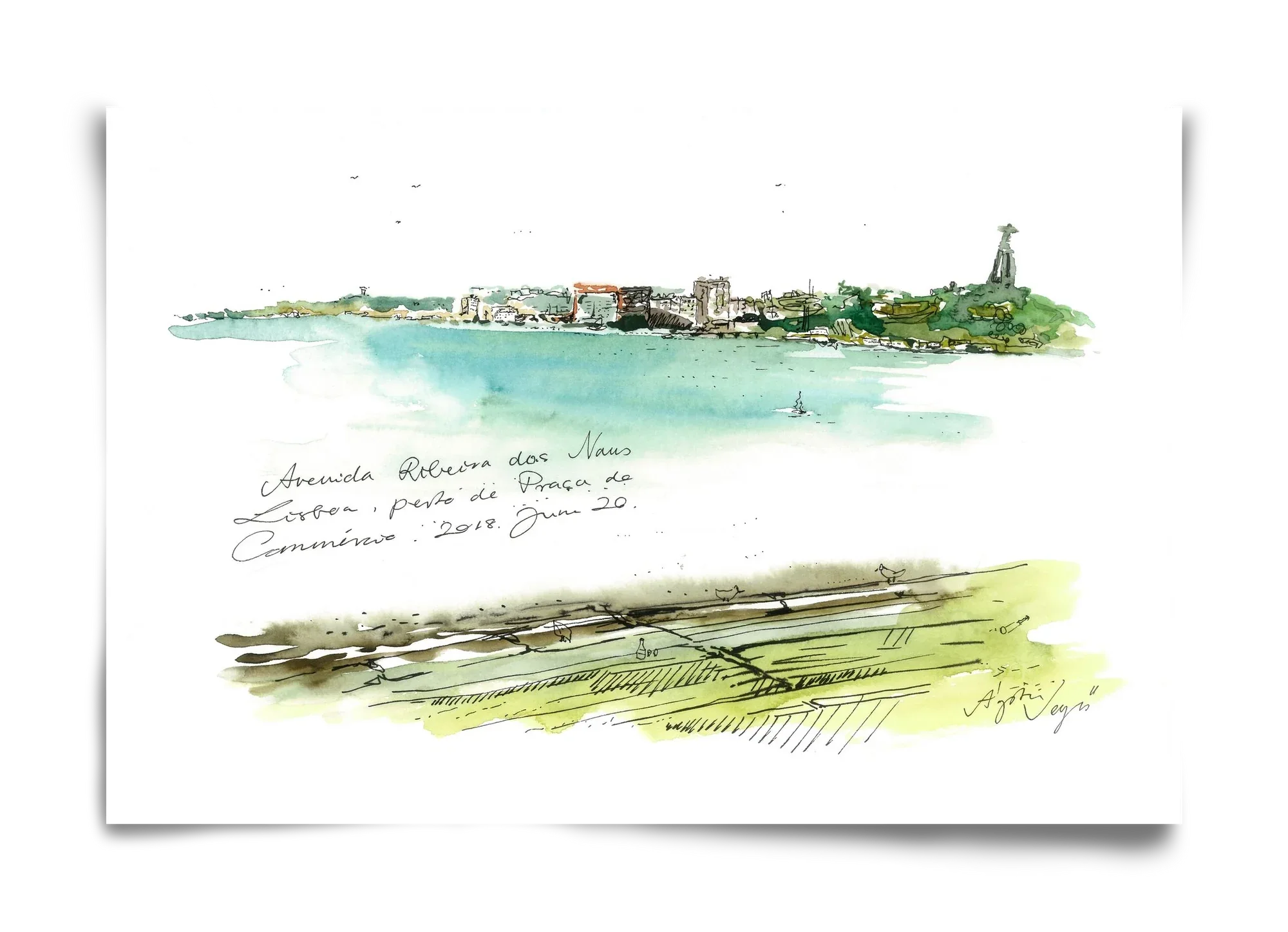 LISBON AQUARELLE NO.24 - artbridge