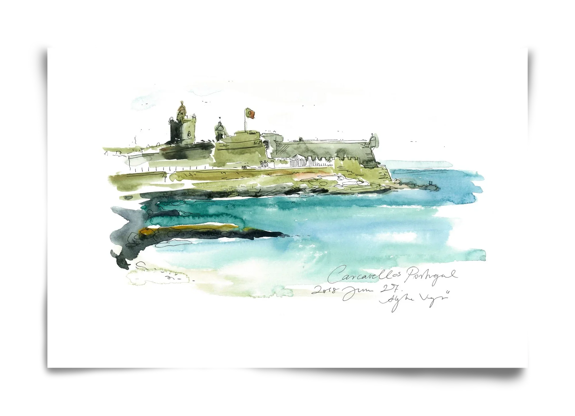 LISBON AQUARELLE NO.25 - artbridge