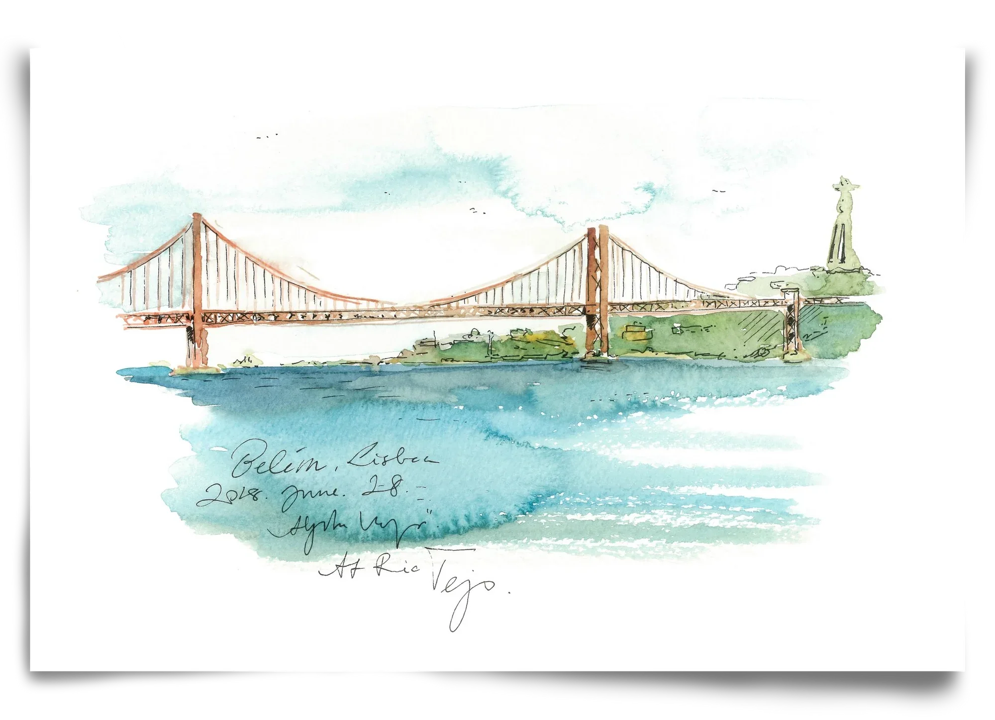 LISBON AQUARELLE NO.26 - artbridge