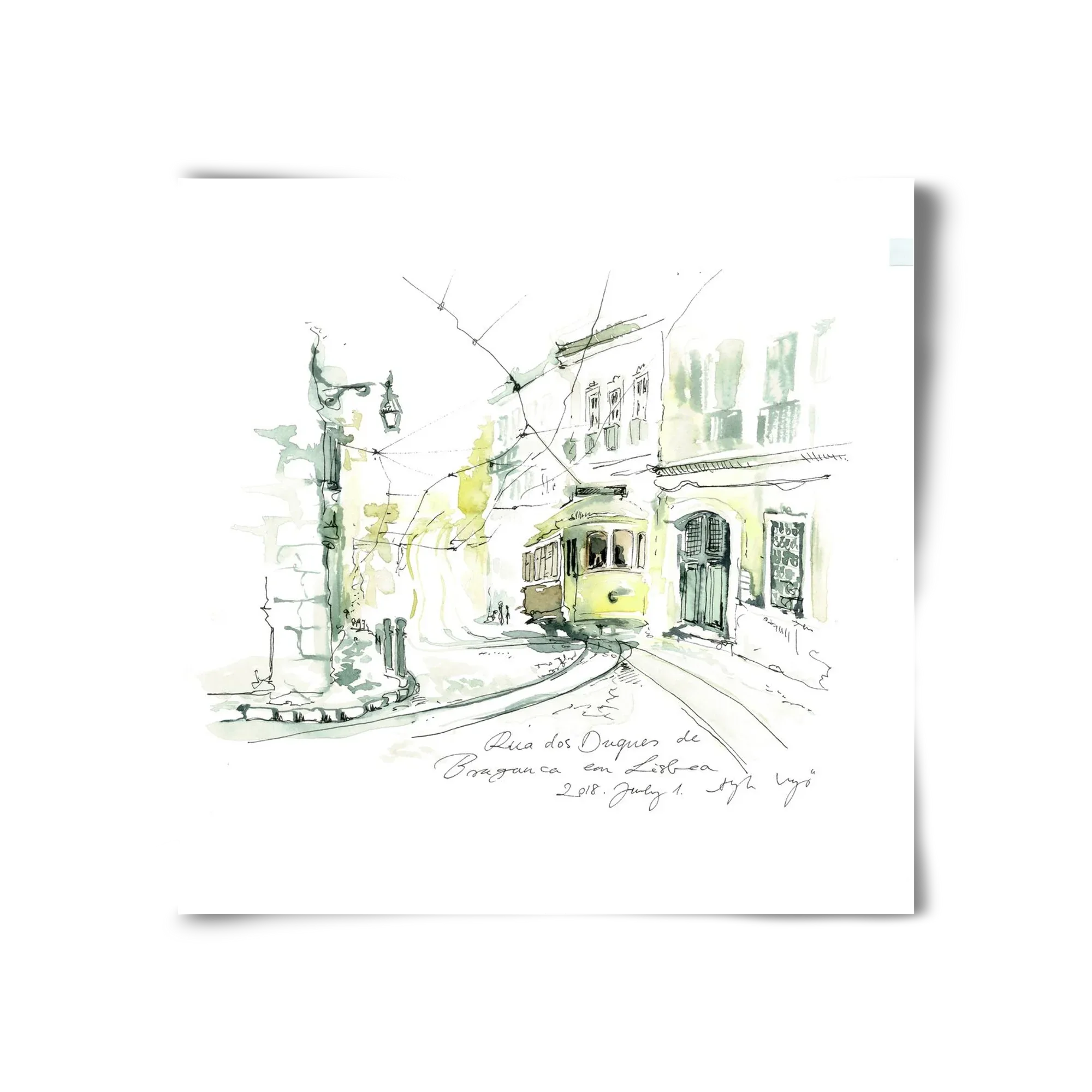 LISBON AQUARELLE NO.28 - artbridge