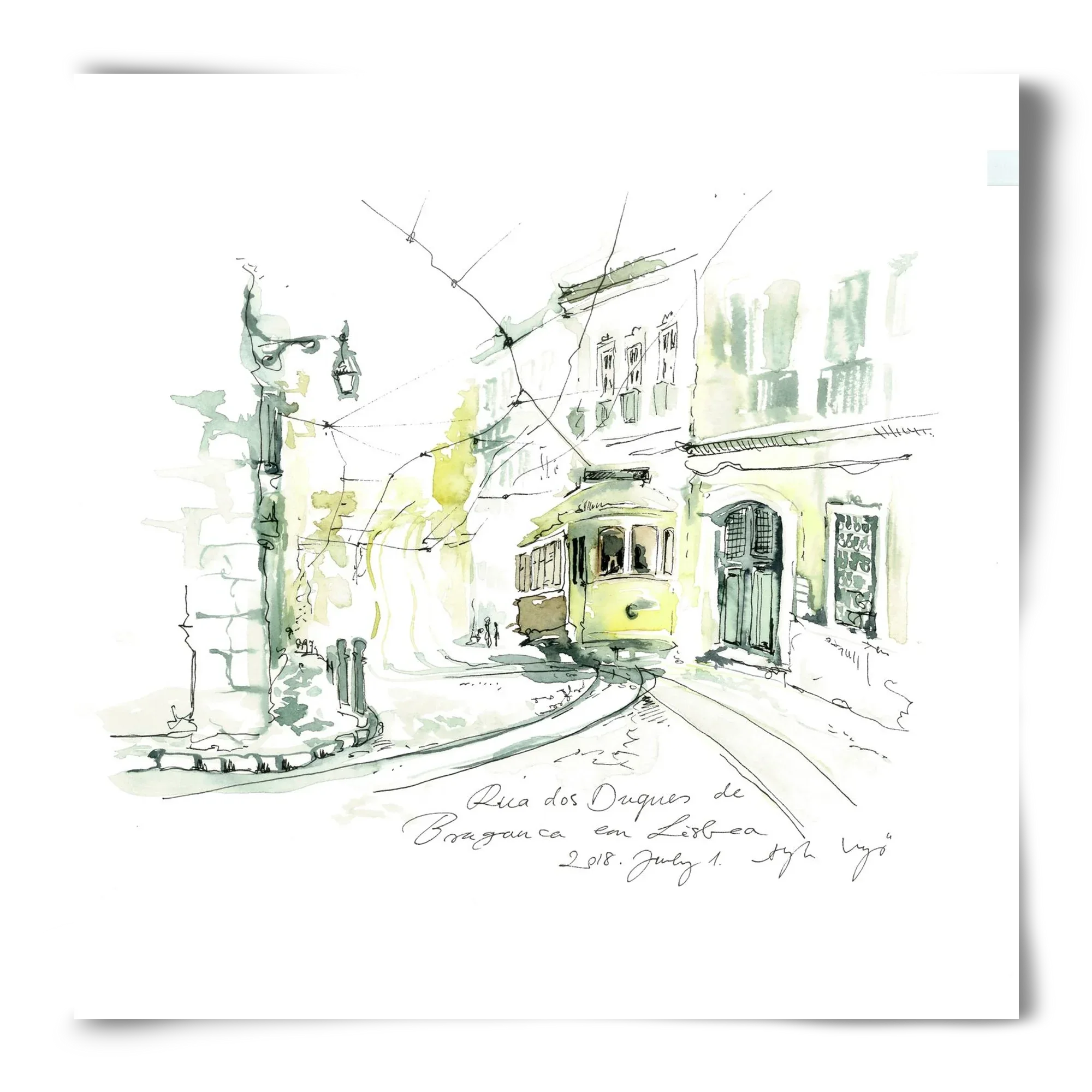 LISBON AQUARELLE NO.28 - artbridge