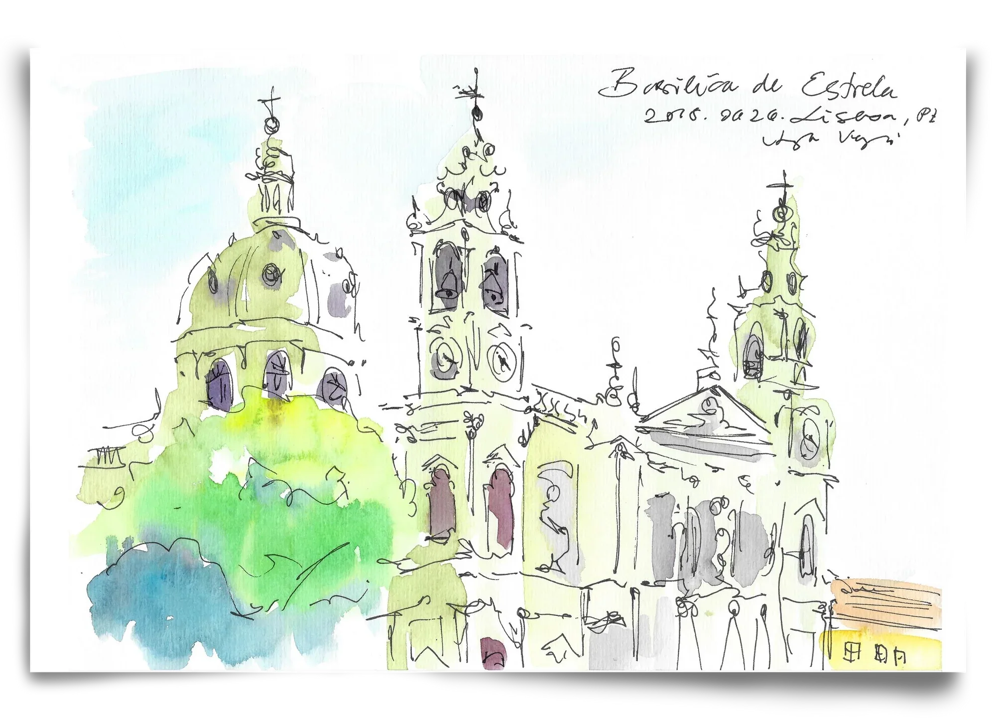 LISBON AQUARELLE NO.29 - artbridge