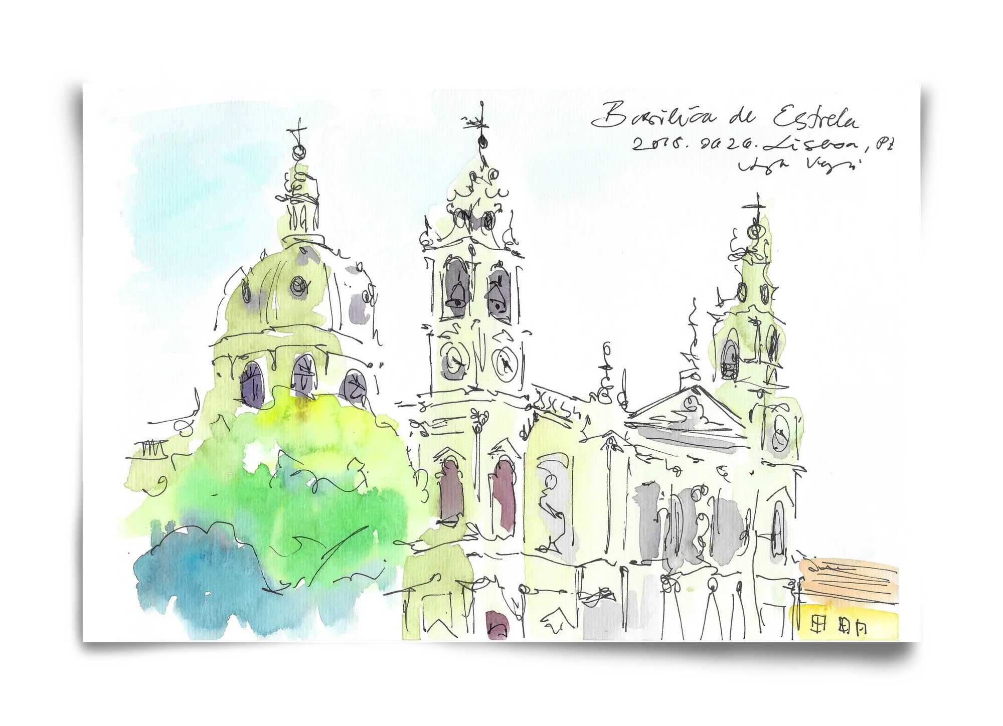 LISBON AQUARELLE NO.29 - artbridge