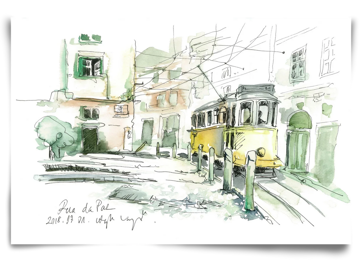 LISBON AQUARELLE NO.30 - artbridge