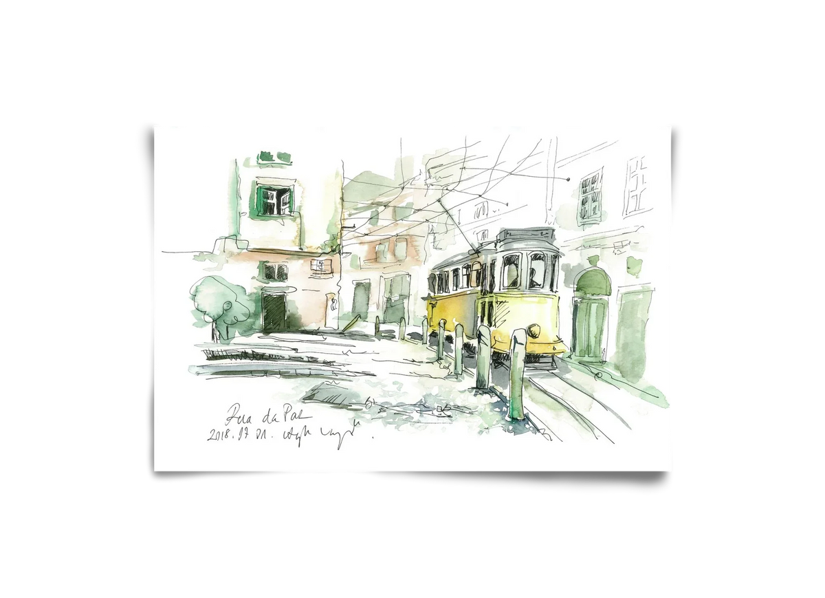 LISBON AQUARELLE NO.30 - artbridge