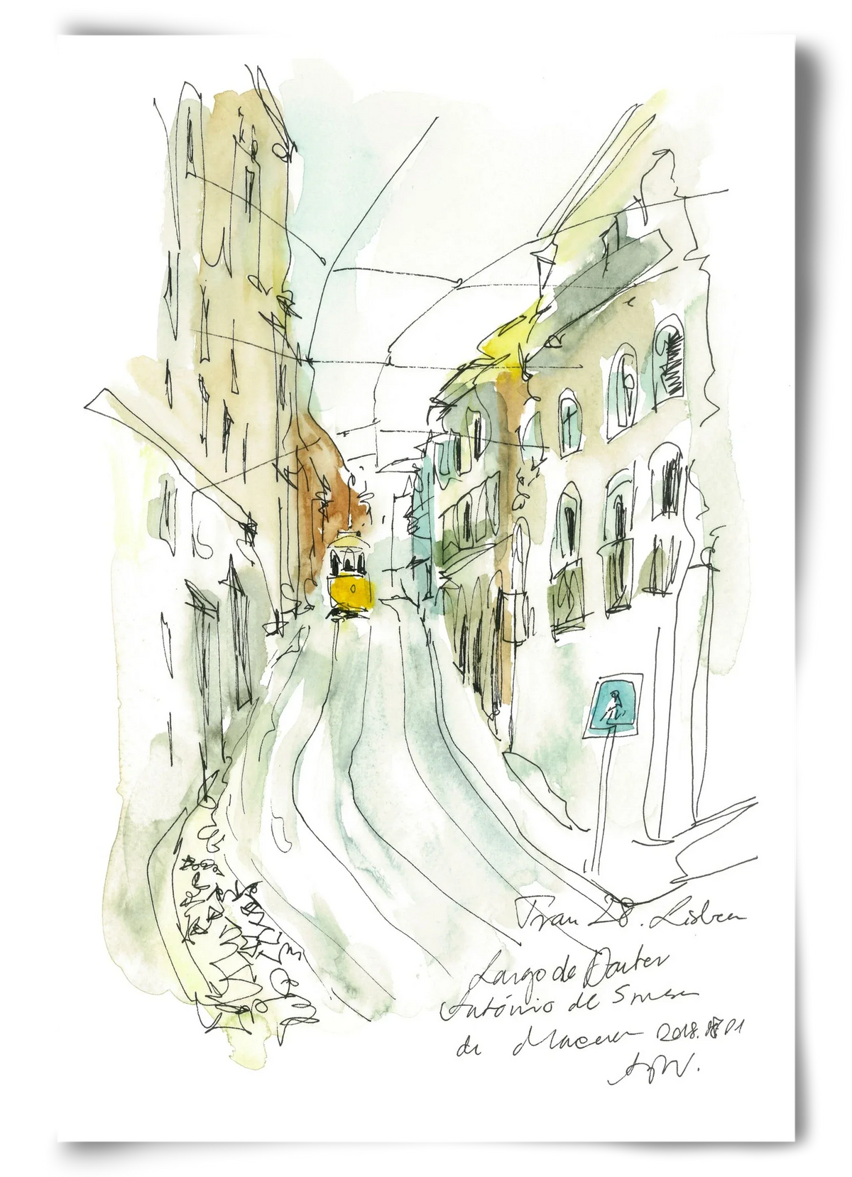 LISBON AQUARELLE NO.31 - artbridge