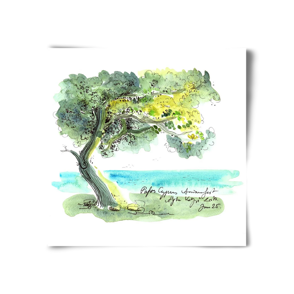CYPRUS AQUARELLE NO.2 - artbridge