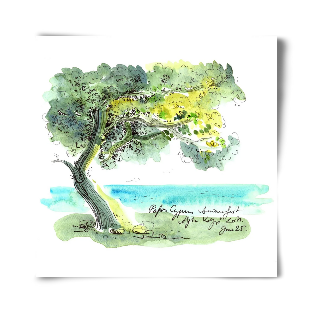 CYPRUS AQUARELLE NO.2 - artbridge