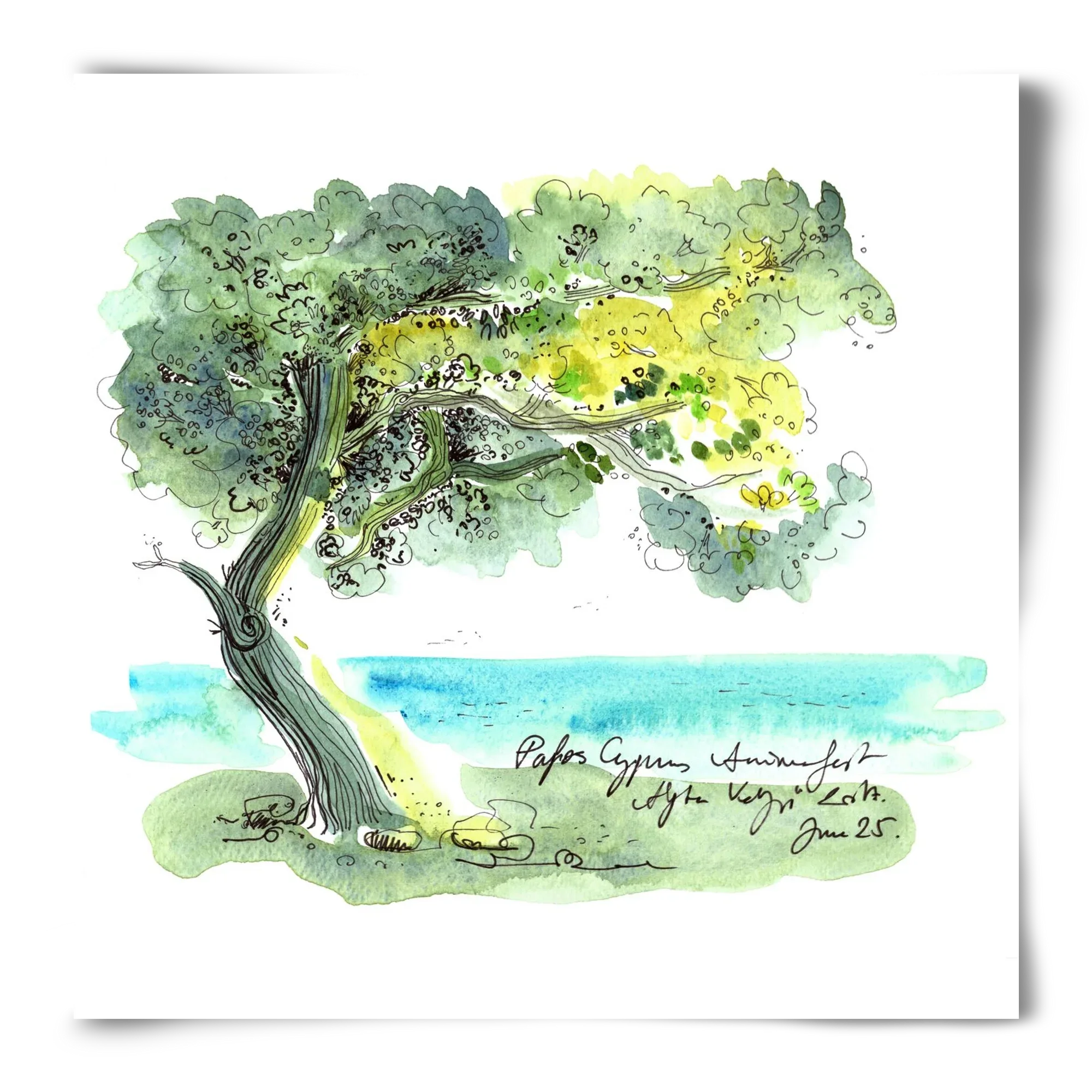 CYPRUS AQUARELLE NO.2 - artbridge