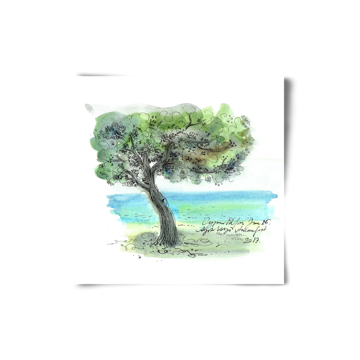 CYPRUS AQUARELLE NO.3 - artbridge