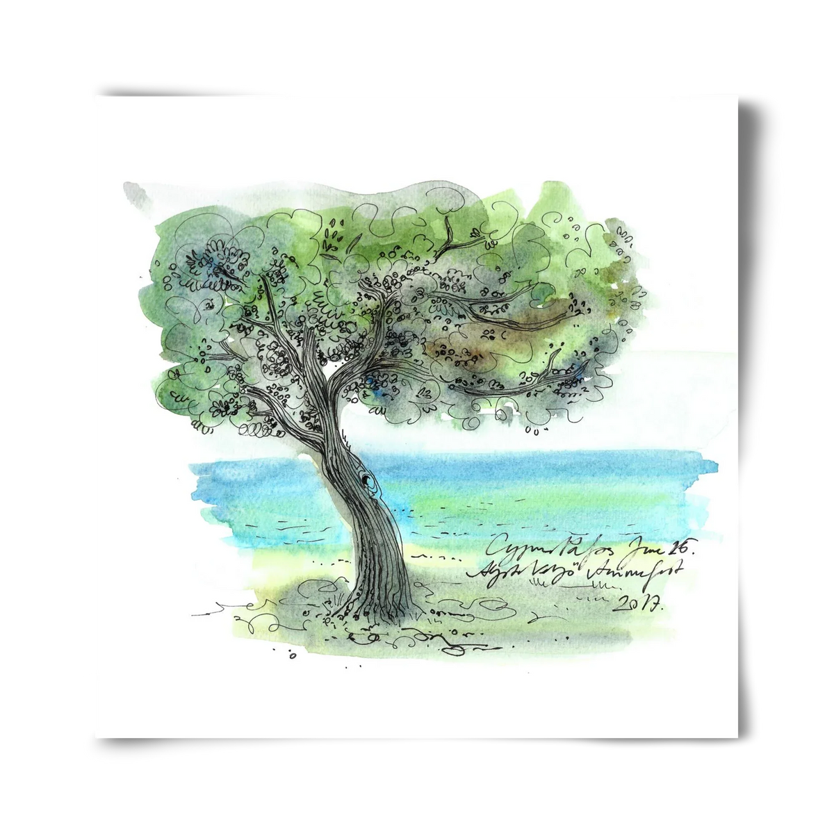 CYPRUS AQUARELLE NO.3 - artbridge