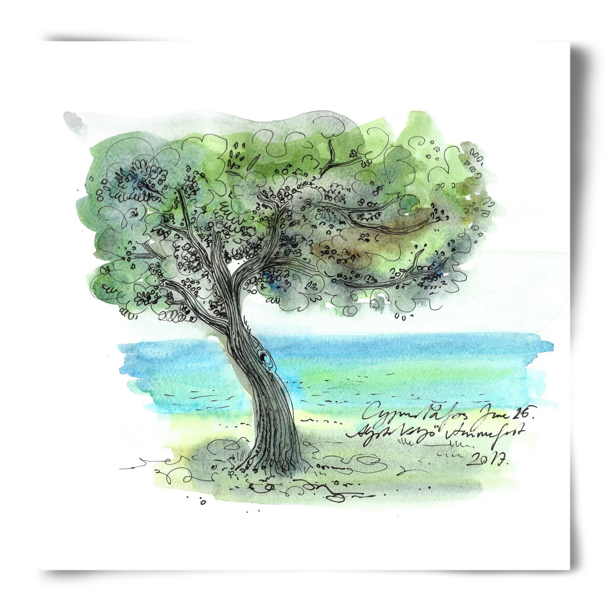 CYPRUS AQUARELLE NO.3 - artbridge