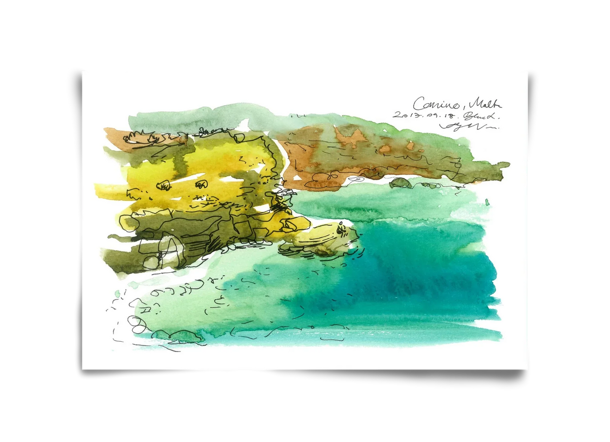 MALTA AQUARELLE NO.1 - artbridge