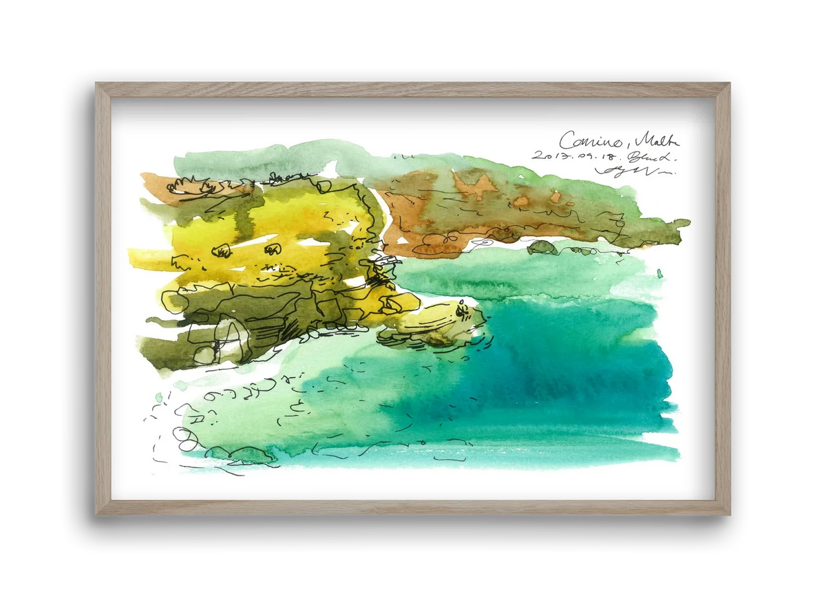MALTA AQUARELLE NO.1 - artbridge