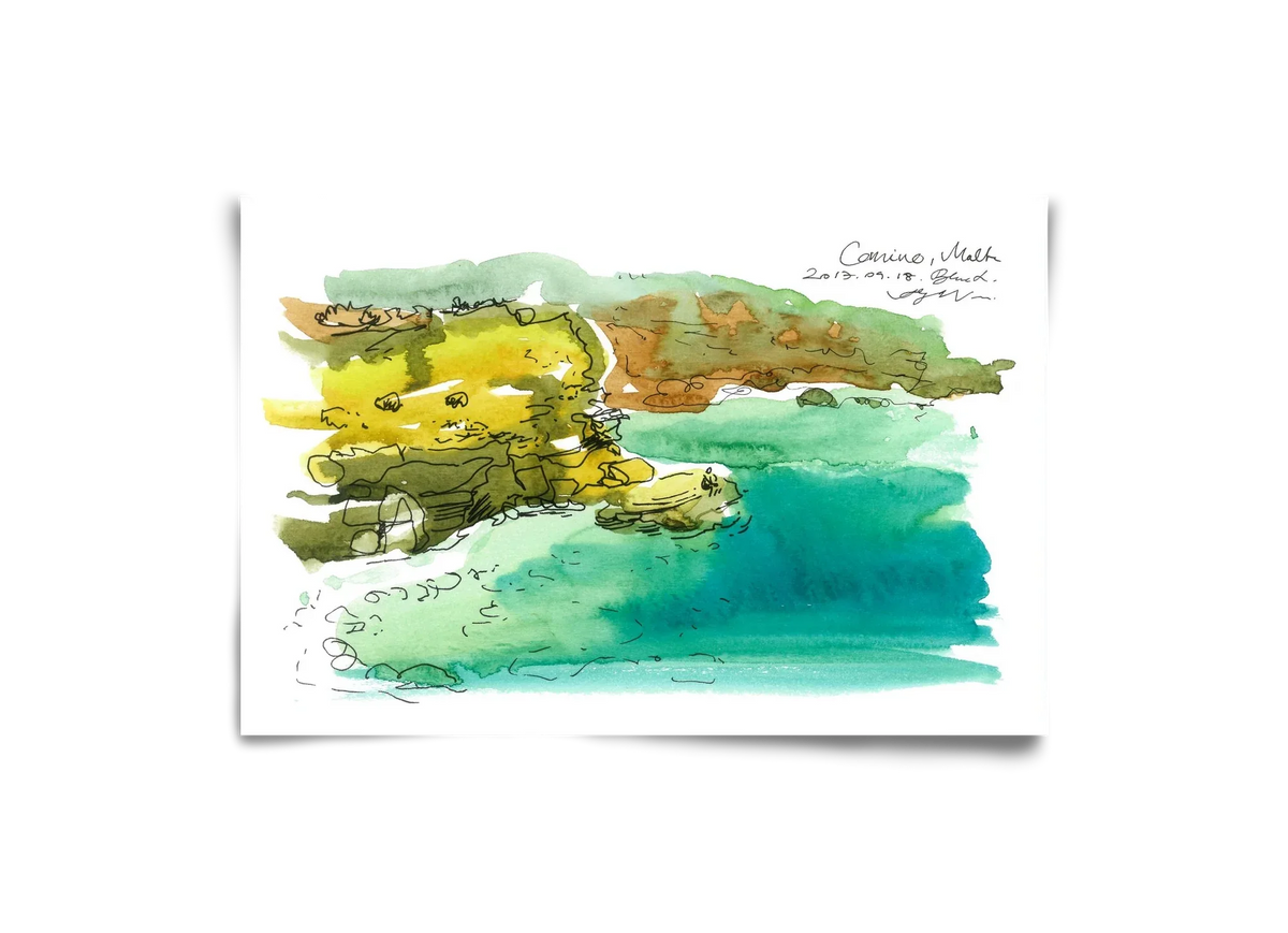 MALTA AQUARELLE NO.1 - artbridge