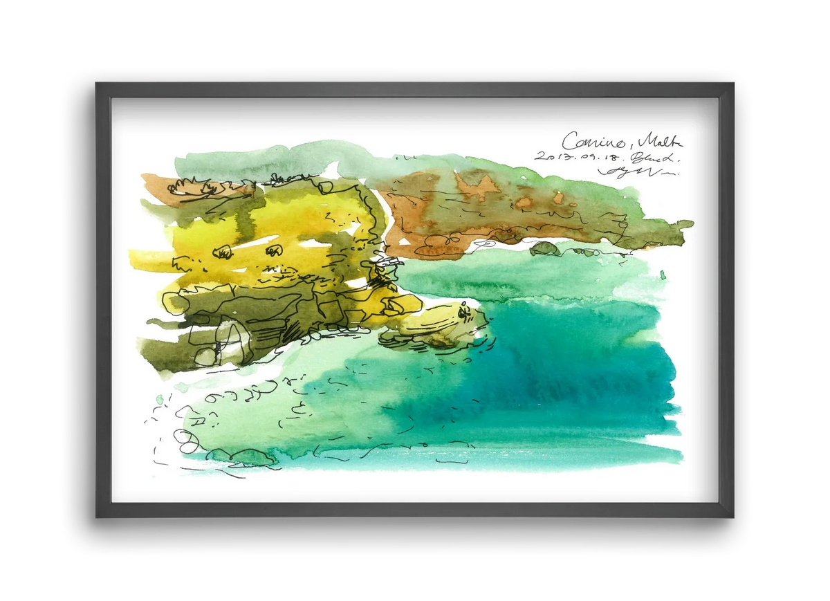 MALTA AQUARELLE NO.1 - artbridge