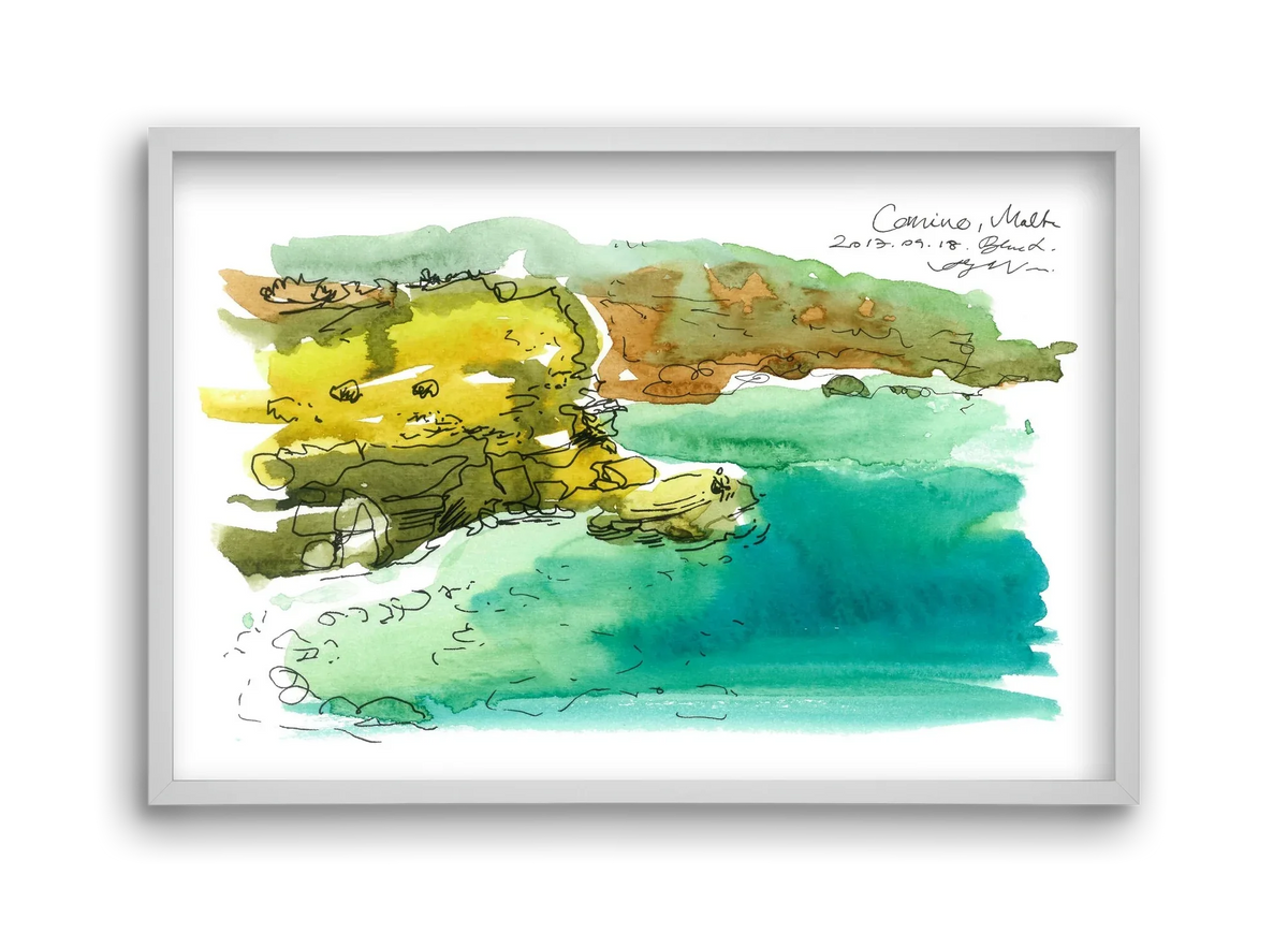 MALTA AQUARELLE NO.1 - artbridge