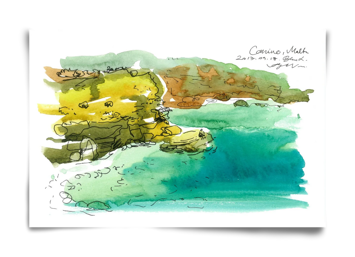 MALTA AQUARELLE NO.1 - artbridge