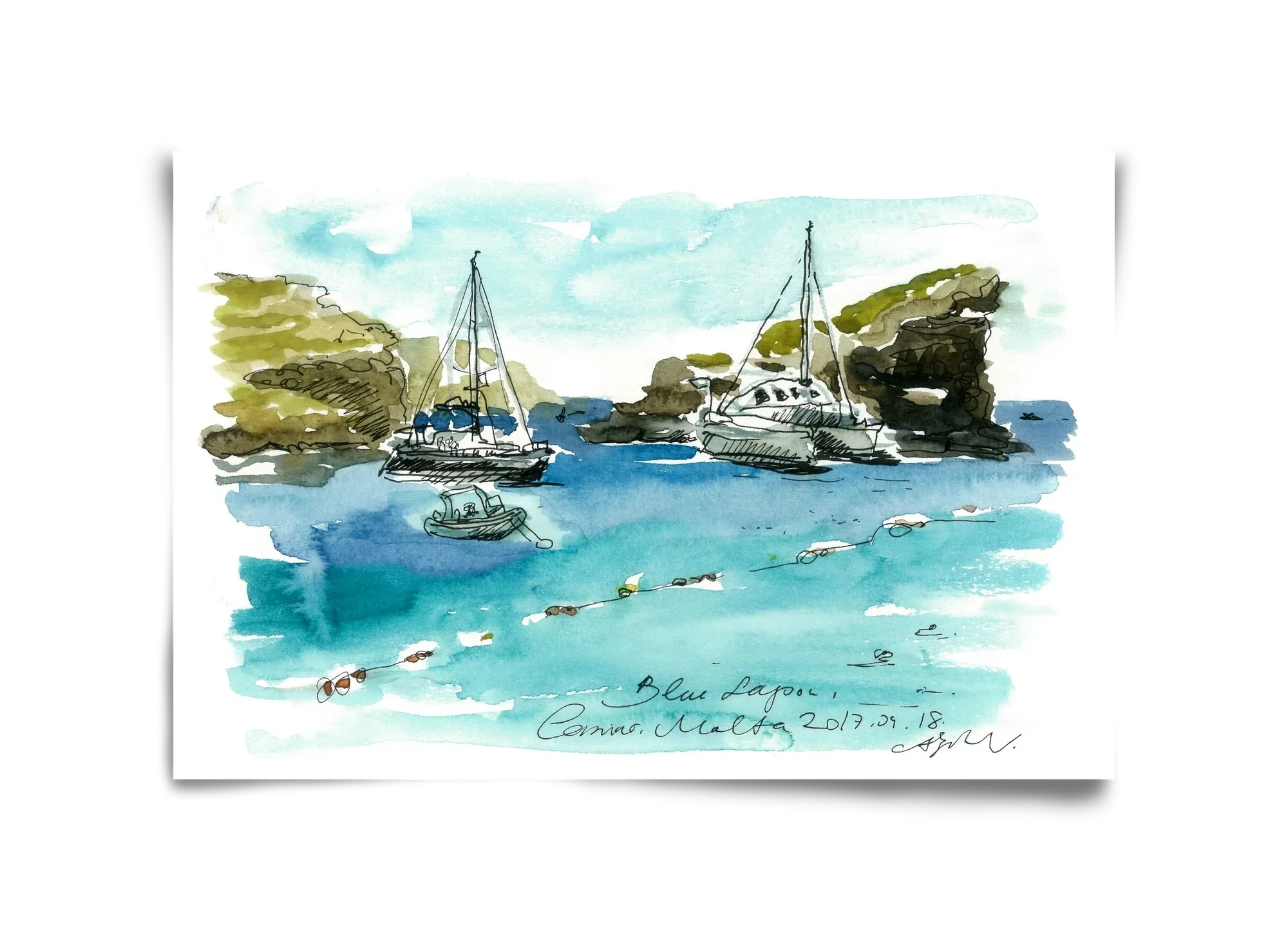 MALTA AQUARELLE NO.2 - artbridge