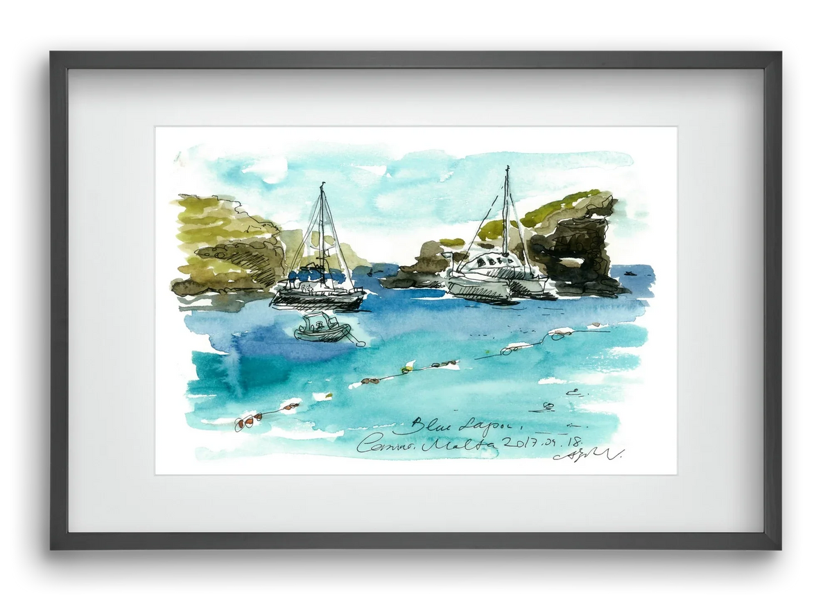 MALTA AQUARELLE NO.2 - artbridge