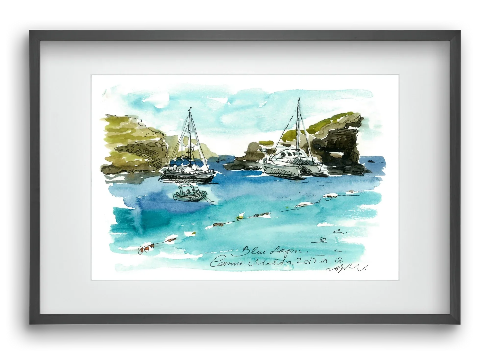 MALTA AQUARELLE NO.2 - artbridge