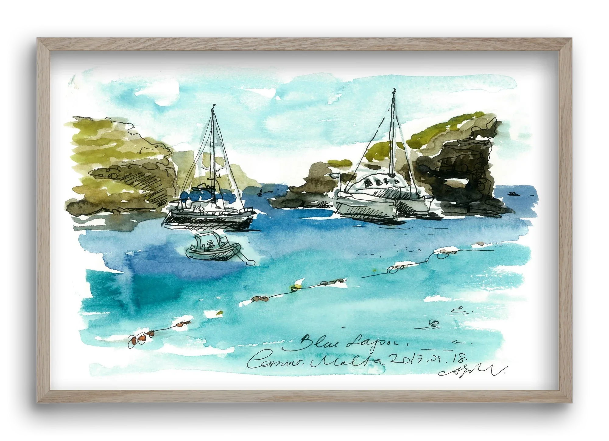 MALTA AQUARELLE NO.2 - artbridge