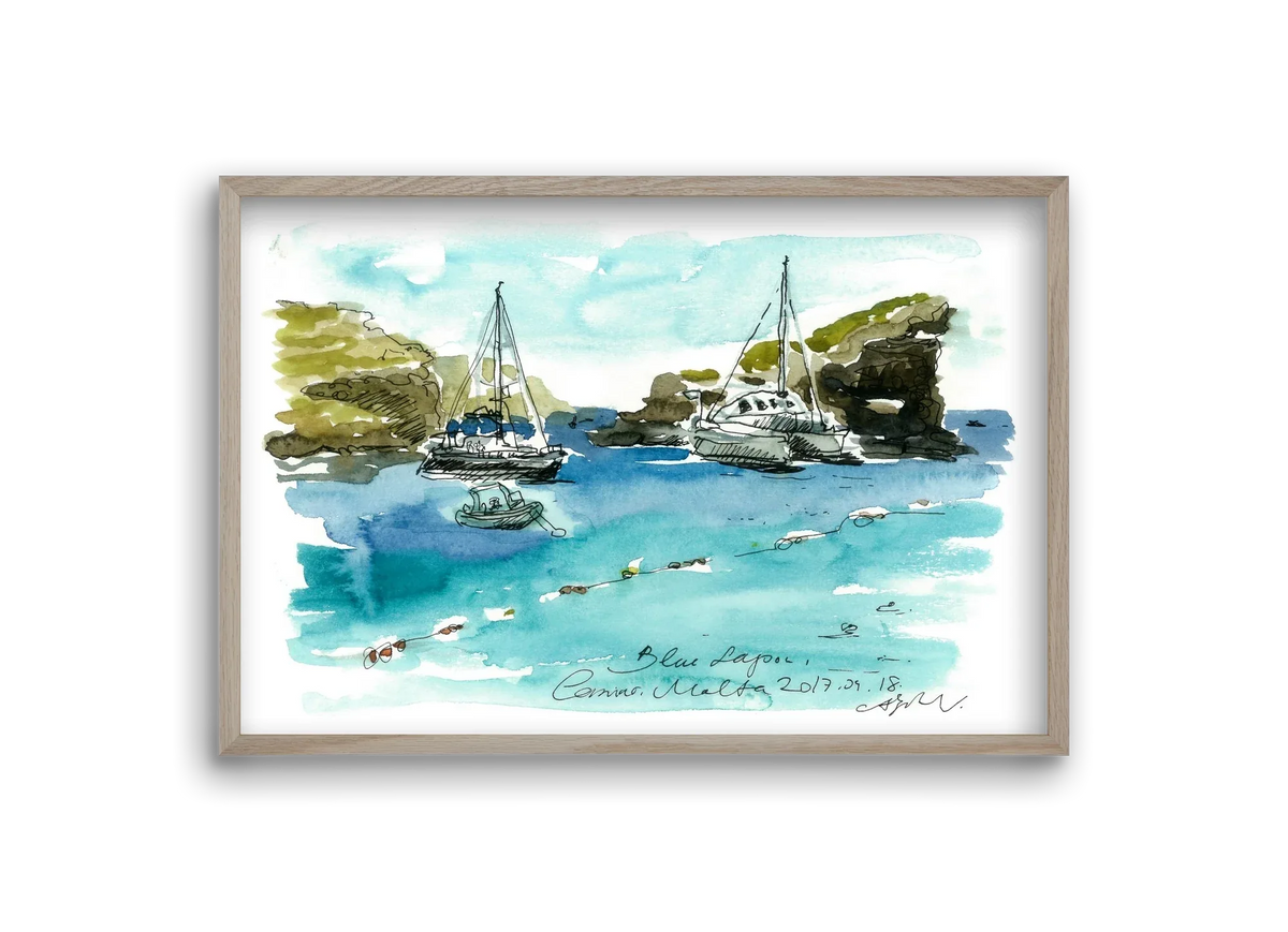 MALTA AQUARELLE NO.2 - artbridge