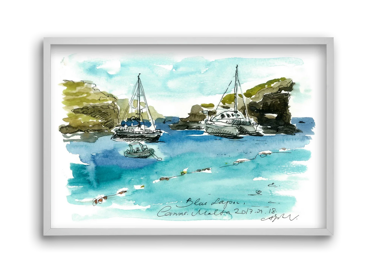 MALTA AQUARELLE NO.2 - artbridge