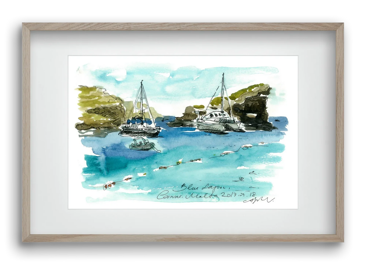 MALTA AQUARELLE NO.2 - artbridge